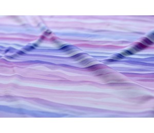 Jersey - Wavy Stripes lila